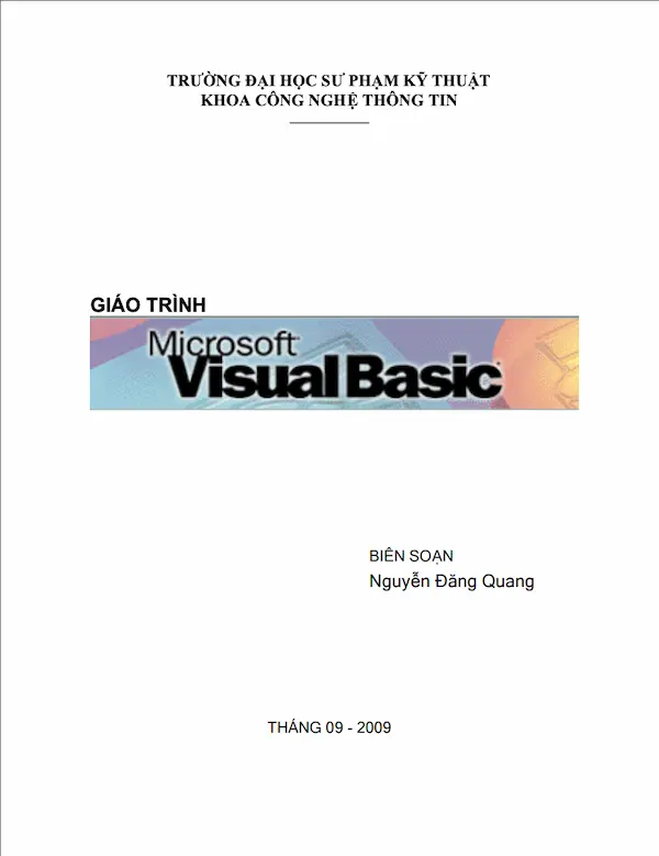 Giáo trình Visual Basic