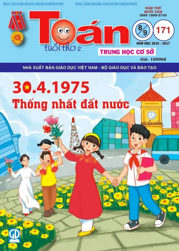 Toán tuổi thơ 2 THCS Số 171 phát hành tháng 5 năm 2017