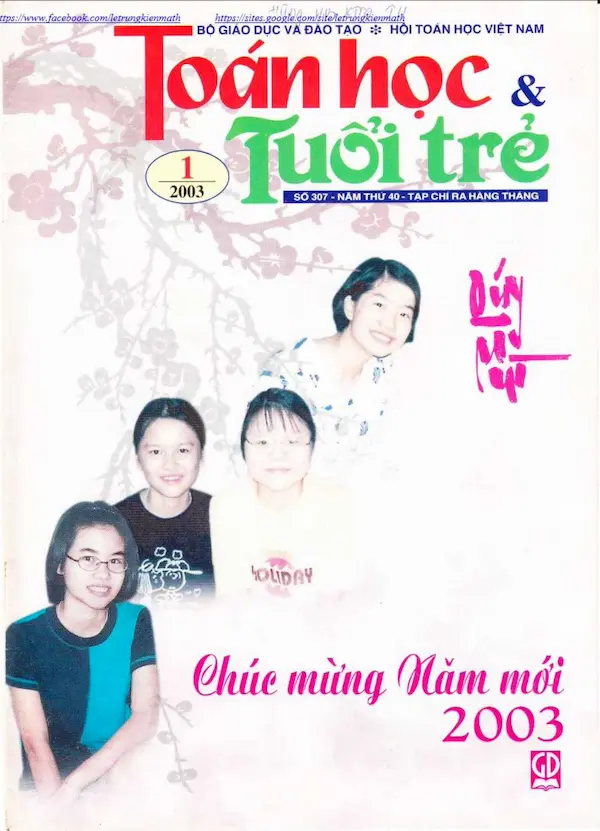 Tạp chí Toán Học và Tuổi trẻ số 307 tháng 1 năm 2003