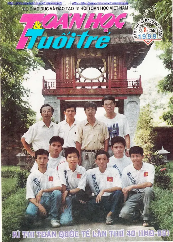 Tạp Chí Toán Học Và Tuổi Trẻ Số 266 Tháng 8 Năm 1999