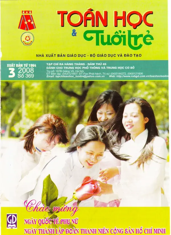 Tạp chí Toán Học và Tuổi trẻ số 369 tháng 3 năm 2008