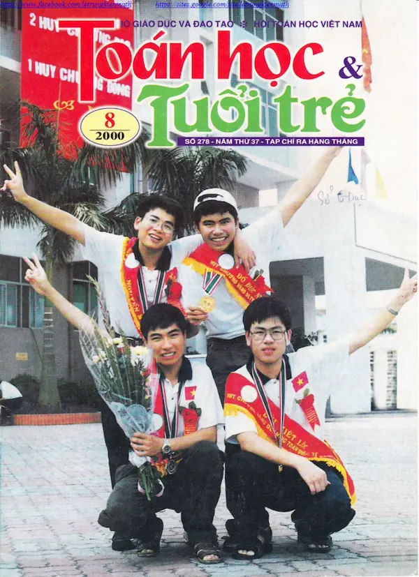 Tạp chí Toán Học và Tuổi trẻ số 278 tháng 8 năm 2000