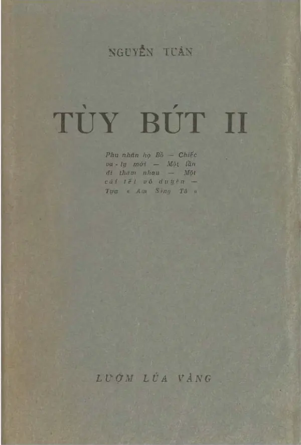 Nguyễn Tuân Tùy Bút II