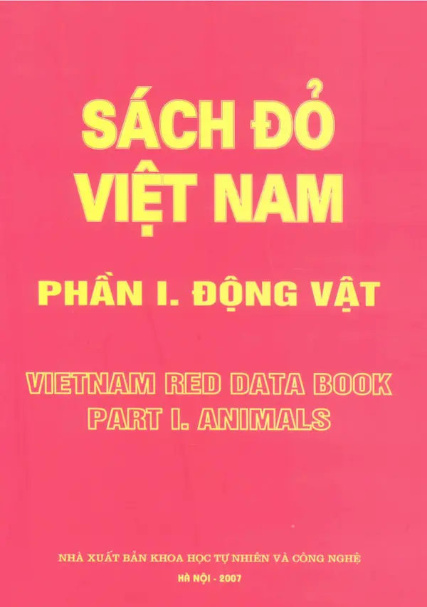 Sách đỏ Việt Nam - Phần I (Động Vật)