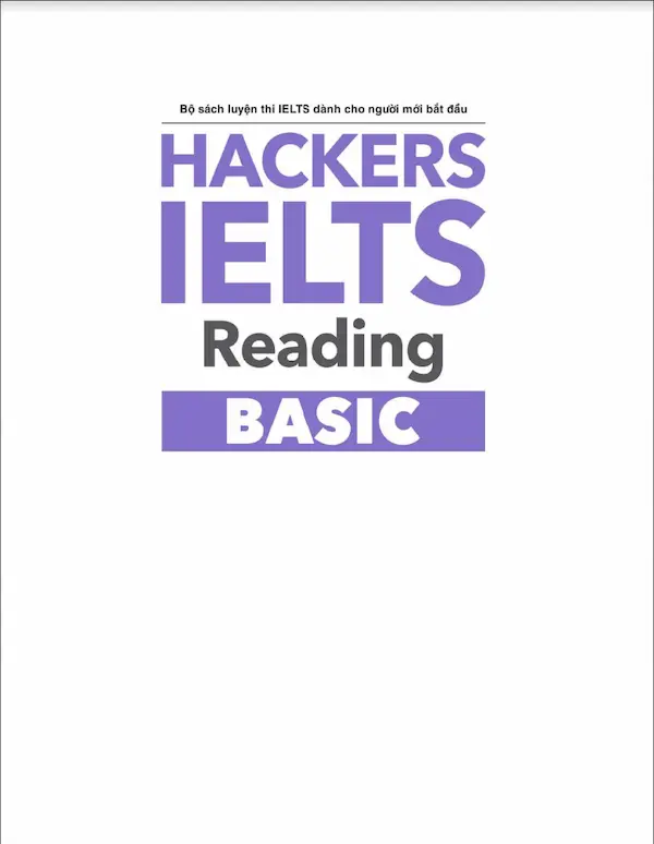 Hackers IELTS Reading Basic