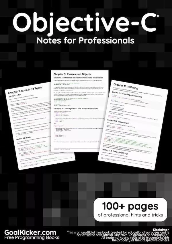 Objective-C Notes for Professionals