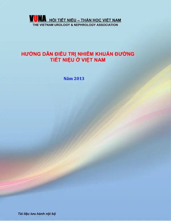Hướng dẫn điều trị nhiễm khuẩn đường tiết niệu ở Việt Nam 2013