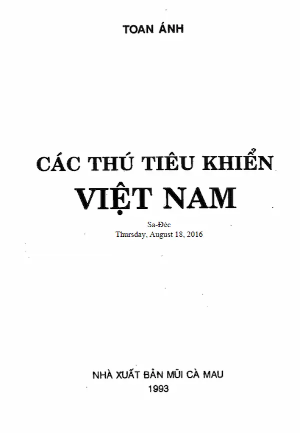 Các thú tiêu khiển Việt Nam