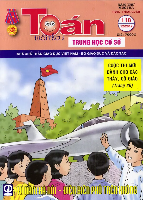 Toán tuổi thơ 2 THCS Số 118 phát hành tháng 12 năm 2012