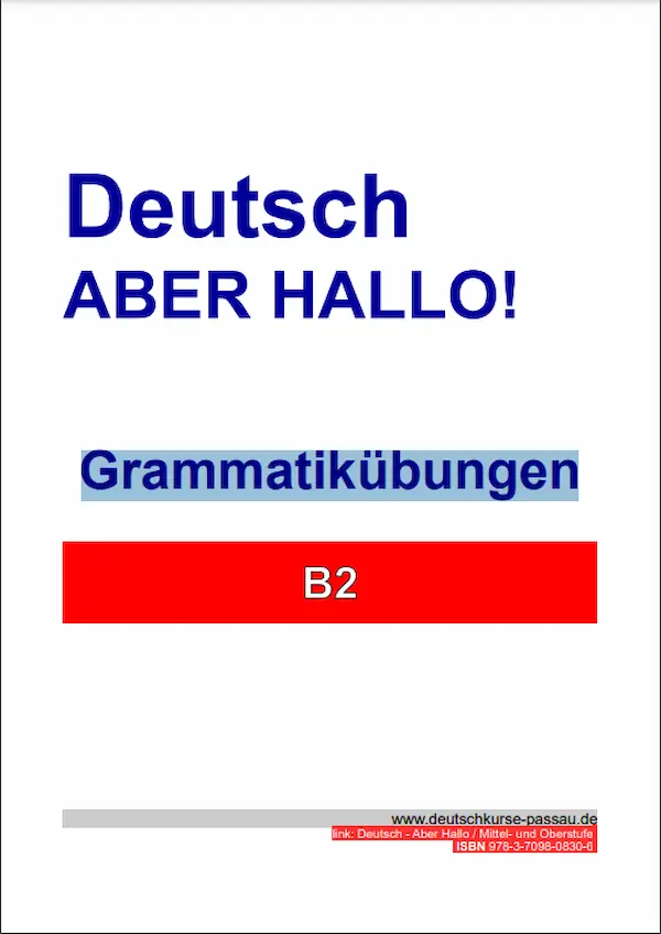 Tài liệu ngữ pháp B2 (Grammatikübungen B2)