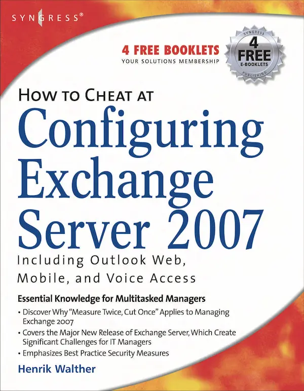 How to Cheat at  Configuring Exchange Server 2007