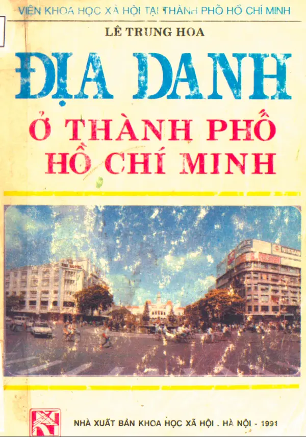 Địa danh thành phố Hồ Chí Minh