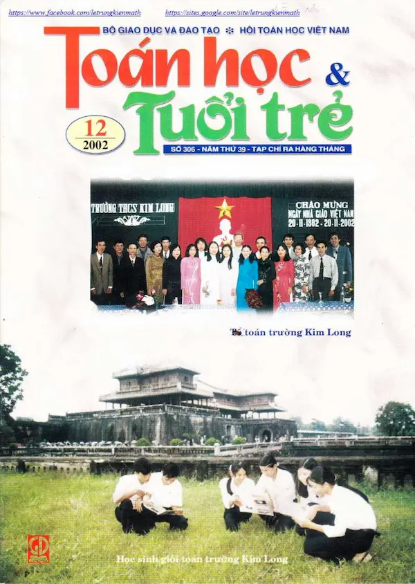 Tạp chí Toán Học và Tuổi trẻ số 306 tháng 12 năm 2002