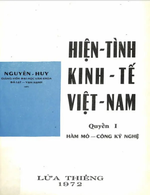 Hiện Tình Kinh Tế Việt Nam Quyển 1