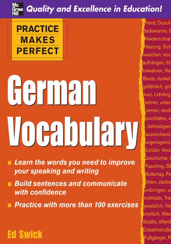 Practice Makes Perfect: German Vocabulary Book