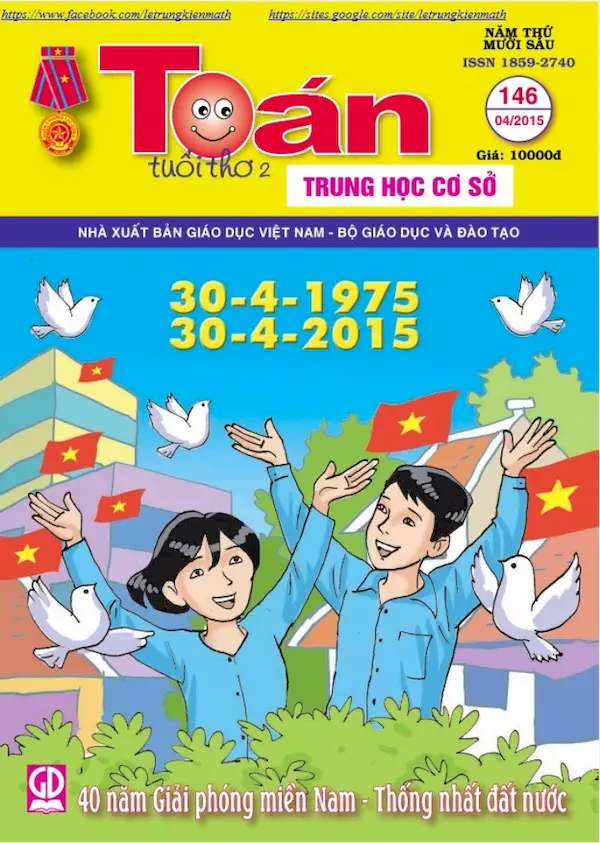 Toán tuổi thơ 2 THCS Số 146 phát hành tháng 4 năm 2015