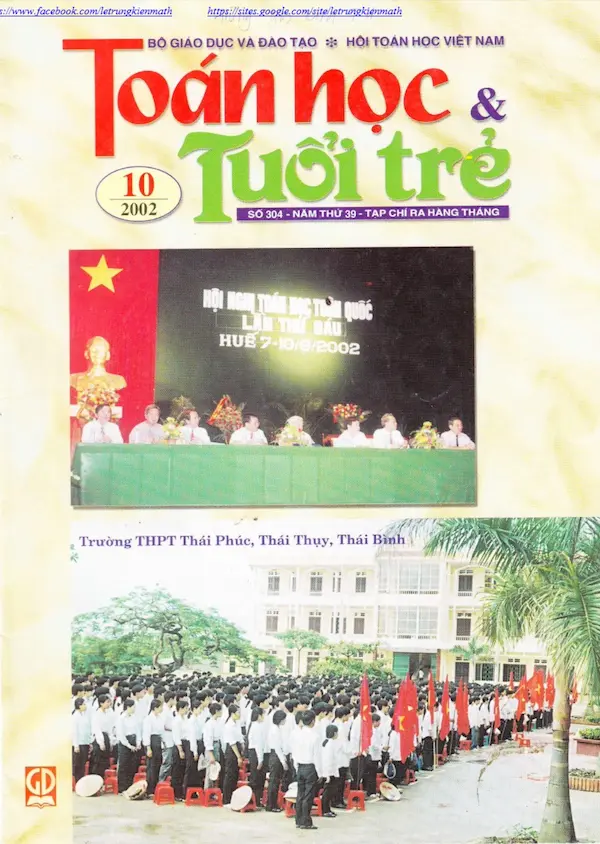 Tạp chí Toán Học và Tuổi trẻ số 304 tháng 10 năm 2002