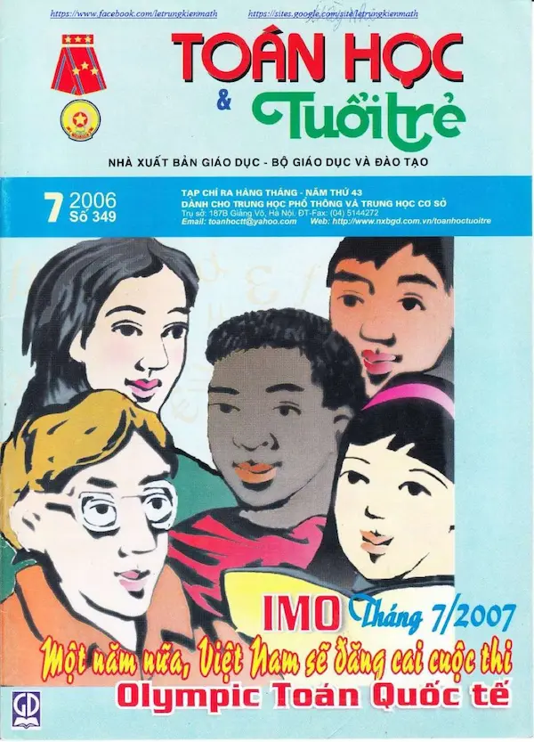 Tạp chí Toán Học và Tuổi trẻ số 349 tháng 7 năm 2006