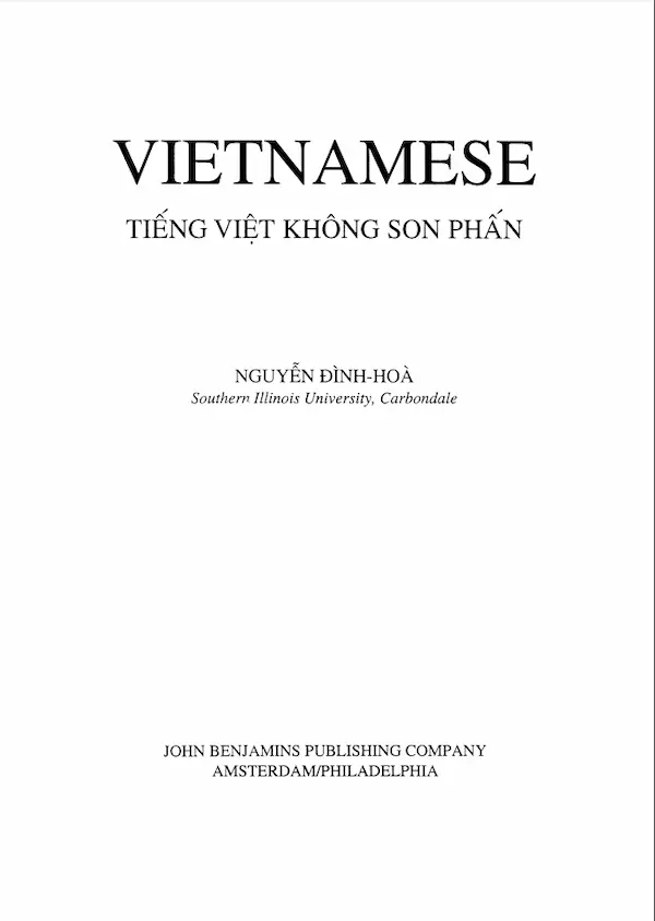 Vietnamese Tiếng Việt Không Son Phấn