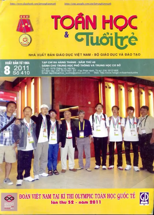 Tạp chí Toán Học và Tuổi trẻ số 410 tháng 8 năm 2011