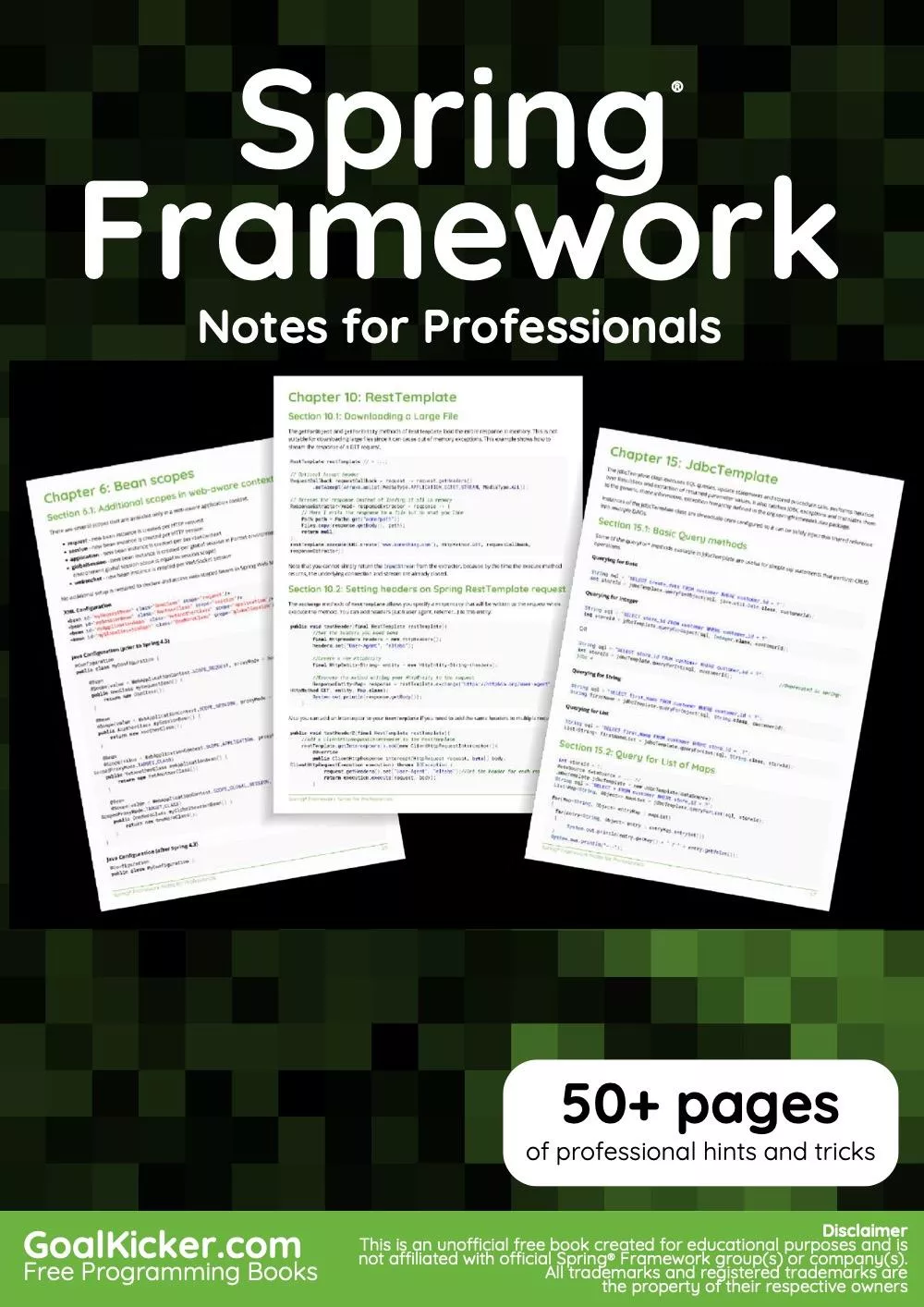 Spring Framework Notes for Professionals