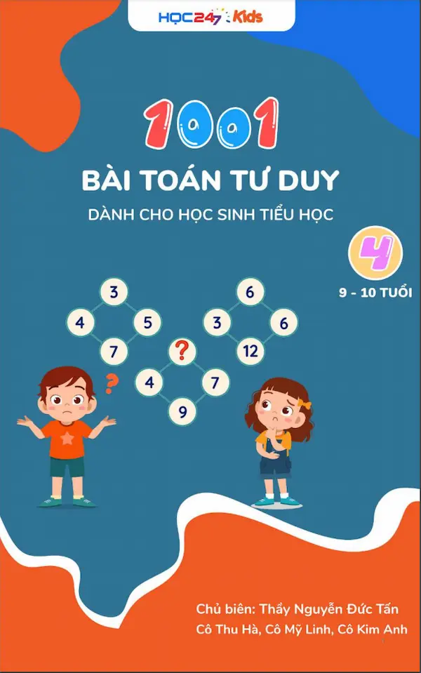 1001 bài toán tư duy dành cho học sinh tiểu học - Quyển 4 (9-10 tuổi)