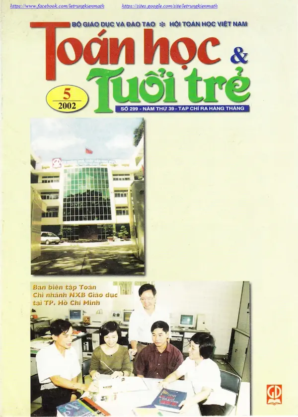 Tạp chí Toán Học và Tuổi trẻ số 299 tháng 5 năm 2002