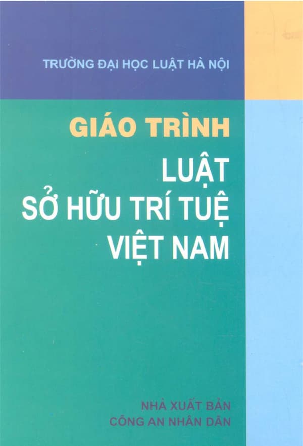 Giáo trình luật sở hữu trí tuệ Việt Nam