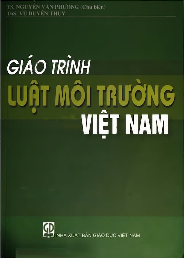 Giáo trình luật môi trường Việt Nam