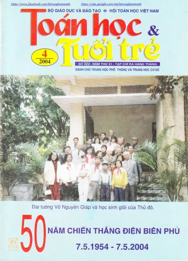 Tạp chí Toán Học và Tuổi trẻ số 322 tháng 4 năm 2004