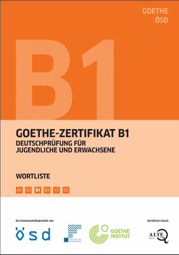 Tài liệu từ vựng B1 (GOETHE-ZERTIFIKAT B1)