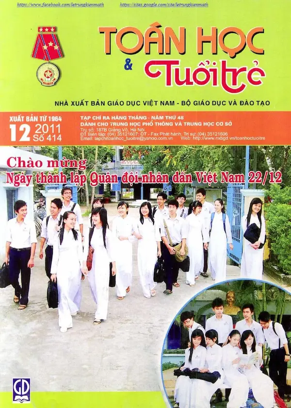Tạp chí Toán Học và Tuổi trẻ số 414 tháng 12 năm 2011