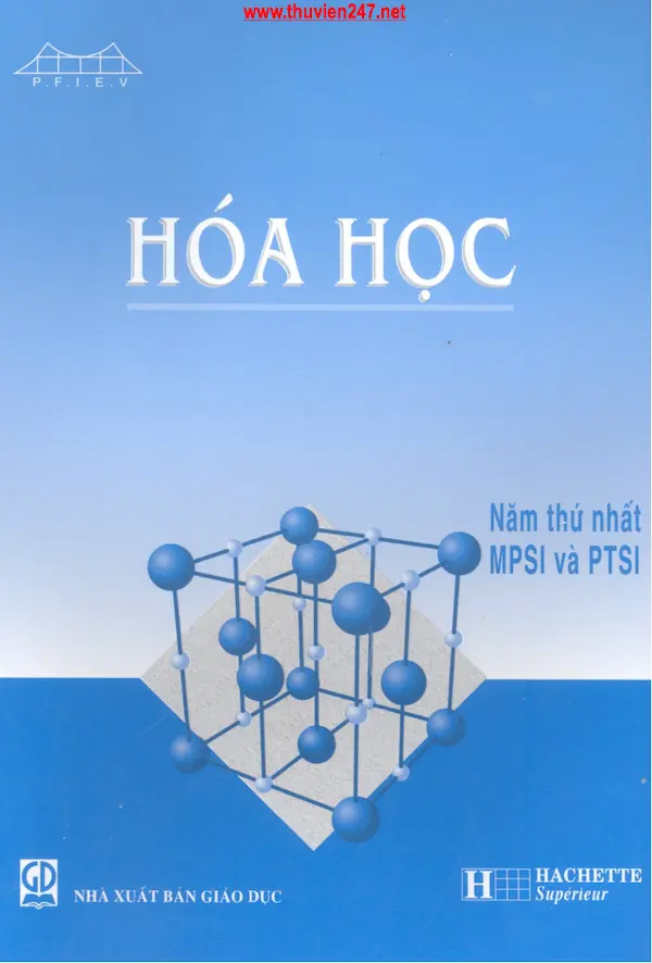 Hóa học - Năm thứ nhất MPSI và PTSI