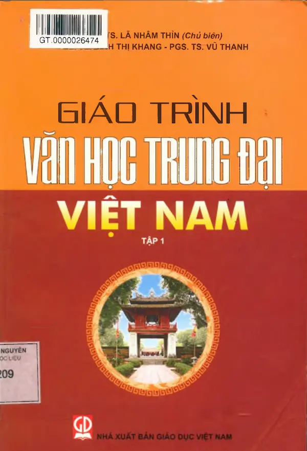 Giáo trình văn học trung đại Việt Nam - Tập 1