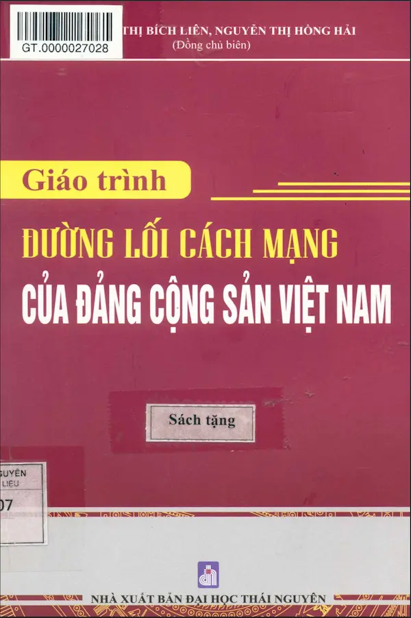 Giáo trình đường lối cách mạng của Đảng Cộng Sản Việt Nam