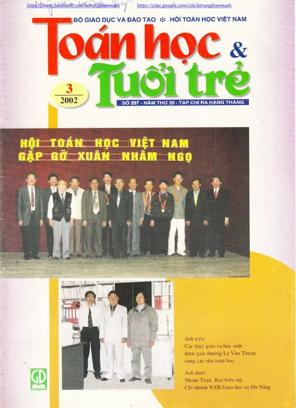 Tạp chí Toán Học và Tuổi trẻ số 297 tháng 3 năm 2002